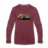 Men's Long Sleeve T-Shirt – My Mind On Tacos - heather burgundy