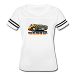 Women's Vintage T-Shirt - My Mind On Tacos - white/black