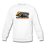 Crewneck Sweatshirt - My Mind On Tacos - white