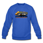 Crewneck Sweatshirt - My Mind On Tacos - royal blue