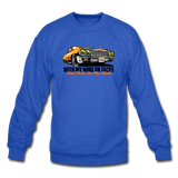 Crewneck Sweatshirt - My Mind On Tacos - royal blue