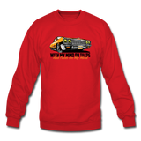 Crewneck Sweatshirt - My Mind On Tacos - red