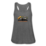 Women's Flowy Tank Top - My Mind On Tacos - deep heather