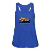 Women's Flowy Tank Top - My Mind On Tacos - royal blue