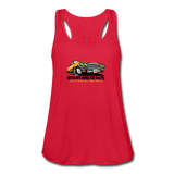 Women's Flowy Tank Top - My Mind On Tacos - red