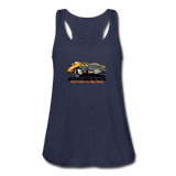 Women's Flowy Tank Top - My Mind On Tacos - navy