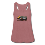 Women's Flowy Tank Top - My Mind On Tacos - mauve