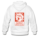 Men's Heavy Blend Zip Hoodie - In Case of Emergency (Taco) - white