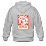 Men's Heavy Blend Zip Hoodie - In Case of Emergency (Taco) - heather gray