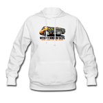 Women's Hoodie - My Mind On Tacos - white