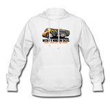 Women's Hoodie - My Mind On Tacos - white