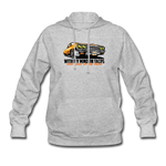 Women's Hoodie - My Mind On Tacos - heather gray