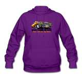 Women's Hoodie - My Mind On Tacos - purple