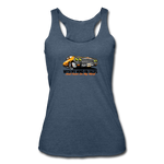 Women’s Racerback Tank - My Mind On Tacos - heather navy