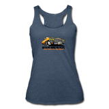 Women’s Racerback Tank - My Mind On Tacos - heather navy