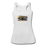 Women’s Racerback Tank - My Mind On Tacos - heather white