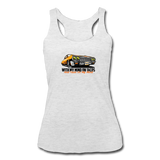 Women’s Racerback Tank - My Mind On Tacos - heather white