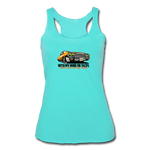 Women’s Racerback Tank - My Mind On Tacos - turquoise