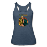 Women’s Racerback Tank - Taco King - heather navy