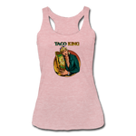 Women’s Racerback Tank - Taco King - heather dusty rose