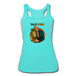 Women’s Racerback Tank - Taco King - turquoise