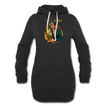 Women's Hoodie Dress - Taco King - heather black