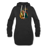 Women's Hoodie Dress - Taco King - heather black