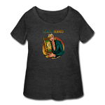 Women’s Curvy T-Shirt - Taco King - deep heather