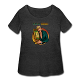 Women’s Curvy T-Shirt - Taco King - deep heather