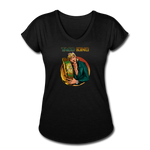 Women's Tri-Blend V-Neck T-Shirt - Taco King - black