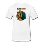 Fitted Men's T-Shirt - Taco King - white