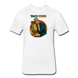 Fitted Men's T-Shirt - Taco King - white