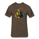 Fitted Men's T-Shirt - Taco King - heather espresso