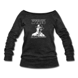 Women's Wideneck Sweatshirt - This Is A Taco - heather black