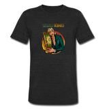 Men's Tri-Blend T-Shirt - Taco King - heather black