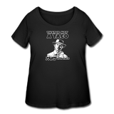 Women’s Curvy T-Shirt - This Is A Taco - black