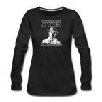 Women's Long Sleeve T-Shirt - This Is A Taco - black