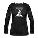 Women's Long Sleeve T-Shirt - This Is A Taco - charcoal gray