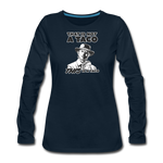 Women's Long Sleeve T-Shirt - This Is A Taco - deep navy