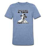 Men's Tri-Blend T-Shirt - This Is A Taco - heather Blue