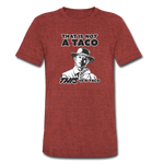 Men's Tri-Blend T-Shirt - This Is A Taco - heather cranberry