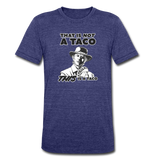 Men's Tri-Blend T-Shirt - This Is A Taco - heather indigo