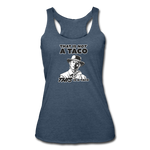 Women’s Racerback Tank - This Is A Taco - heather navy