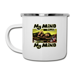 Camper Mug - My Mind On Coffee (Woman) - white