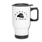 Travel Mug - Menage A Trois - white