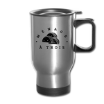 Travel Mug - Menage A Trois - silver