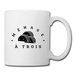 Coffee/Tea Mug - Menage A Trois - white