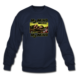 Crewneck Sweatshirt - My Mind On Coffee (Woman) - navy