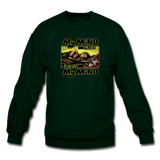 Crewneck Sweatshirt - My Mind On Coffee (Woman) - forest green