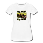 Women’s T-Shirt - My Mind On Coffee (Woman) - white